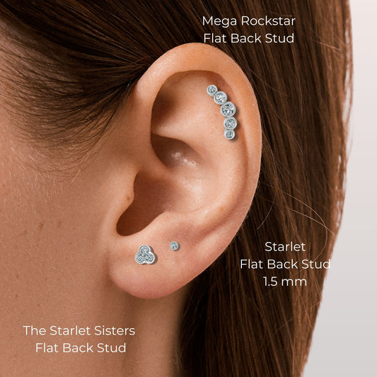 Rockstar Diamond Flat Back Stud