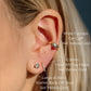 Wide Cyclops Mid Ear Cuff in 14K Gold