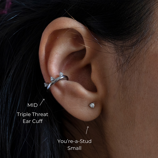 Triple-Threat Ear Cuff