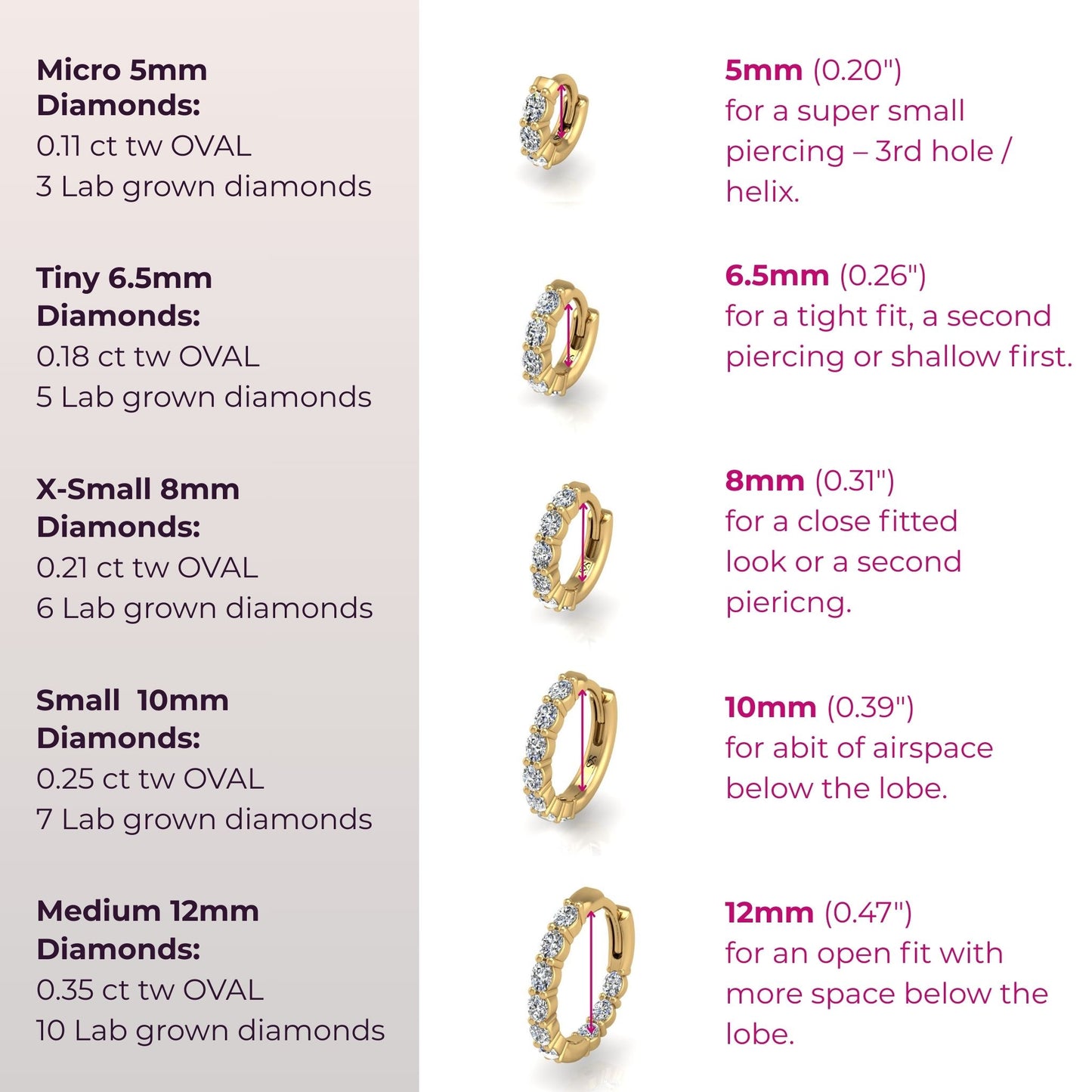 The Big-O Diamond Single Hoop