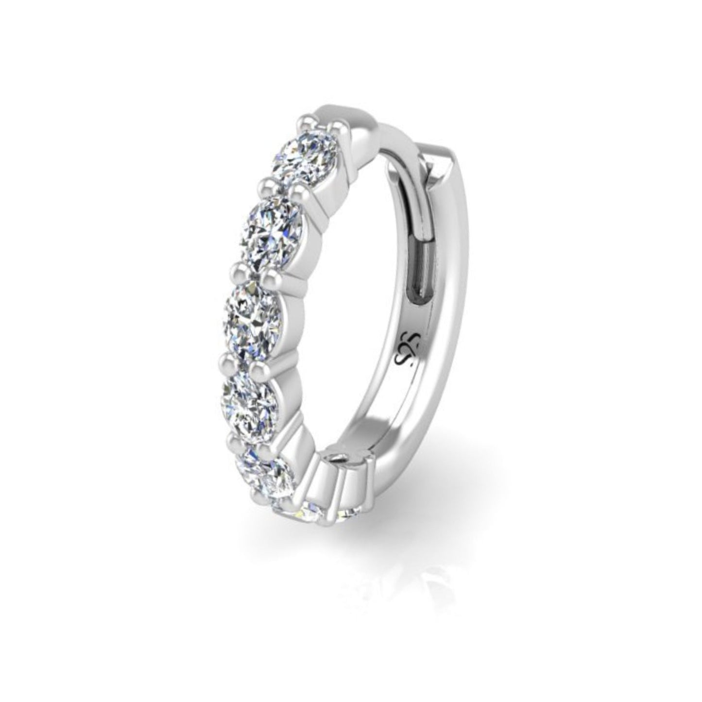 The Big-O Diamond Single Hoop