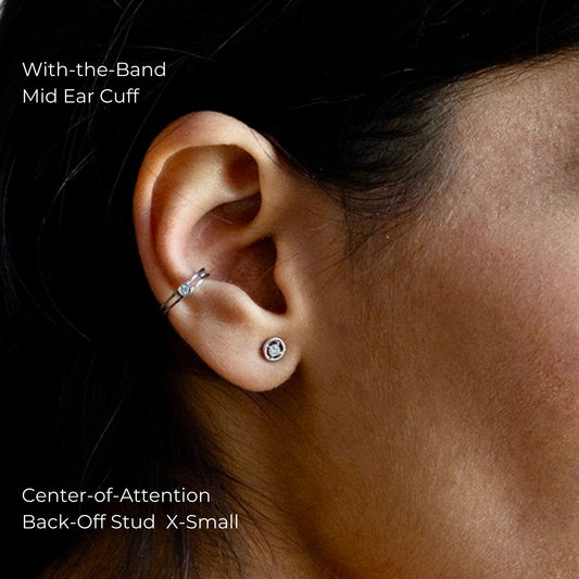 Center-of-Attention Diamond Back-Off Stud