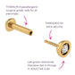 Center-of-Attention Diamond Flat Back Stud