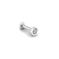 Center - of - Attention Flat Back Stud in 14K White Gold - Seed2Stone.com