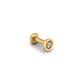 Center - of - Attention Flat Back Stud in 14K Yellow Gold - Seed2Stone.com