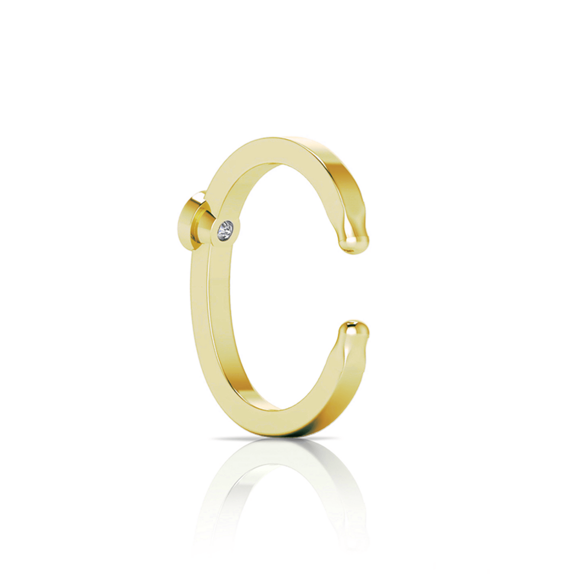 Cyclops Ear Cuff in 14K Gold - Seed2Stone.com