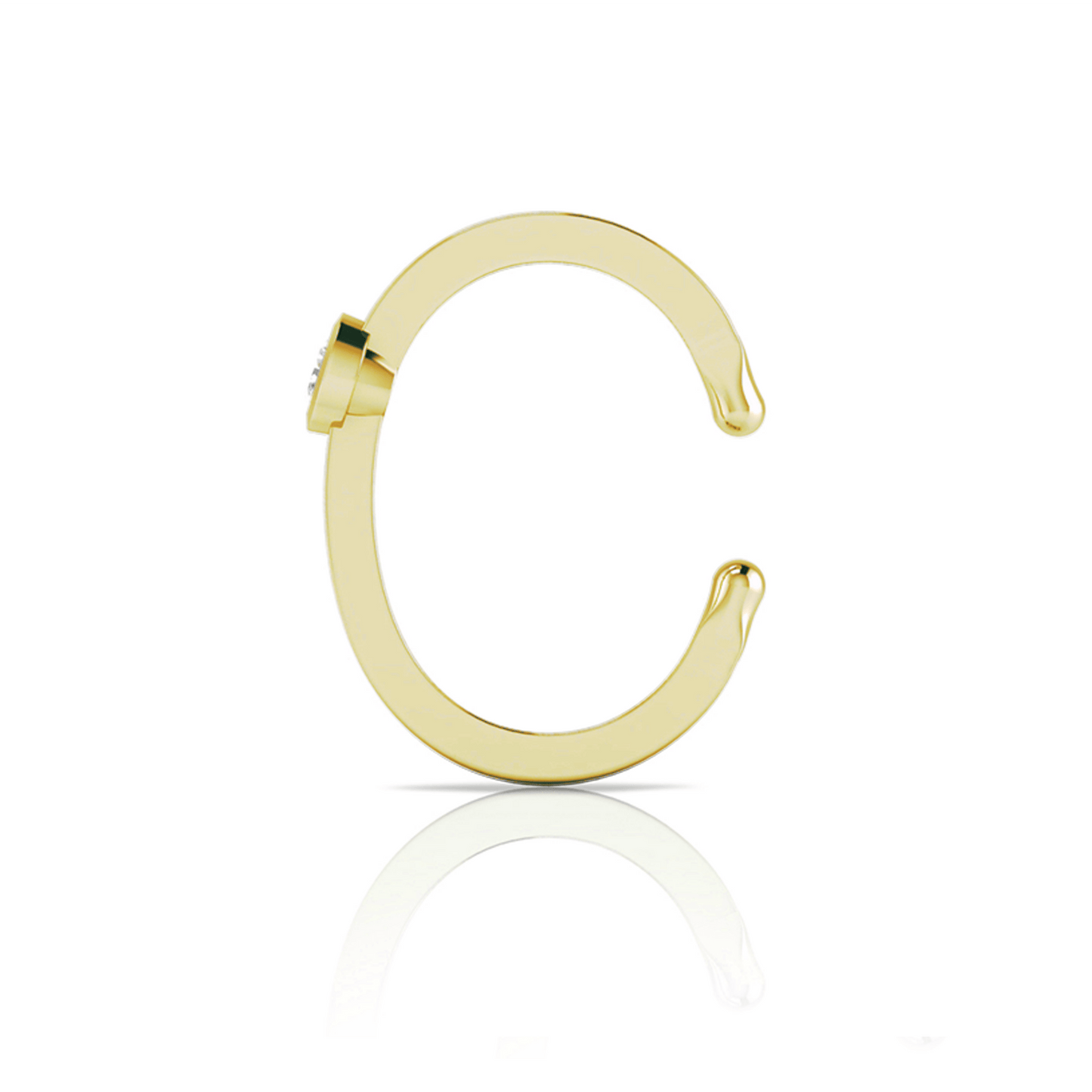 Cyclops Ear Cuff in 14K Gold - Seed2Stone.com