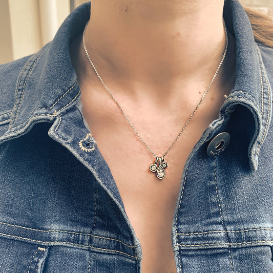 Perfect-Pear Cluster Necklace