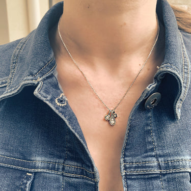 Perfect-Pear Diamond Cluster Necklace