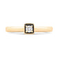 Edgy Stacking Ring in 14K Gold - Seed2Stone.com