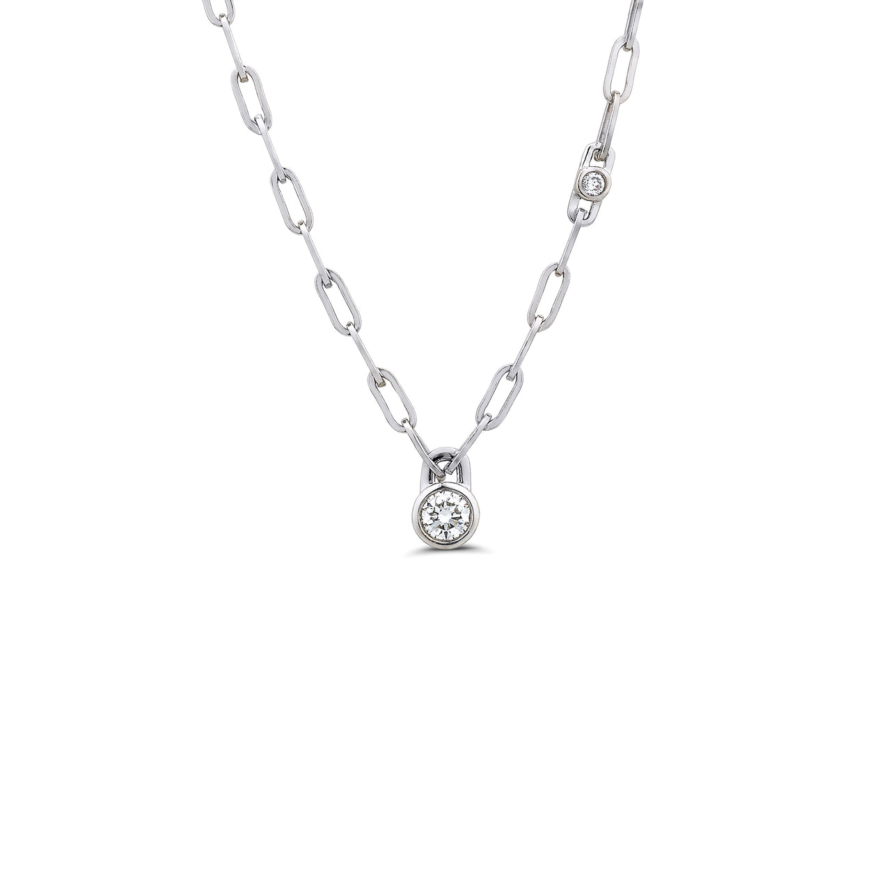 Muse Bezel Necklace