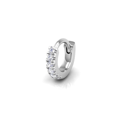 Pavé-All-Day Single Hoop