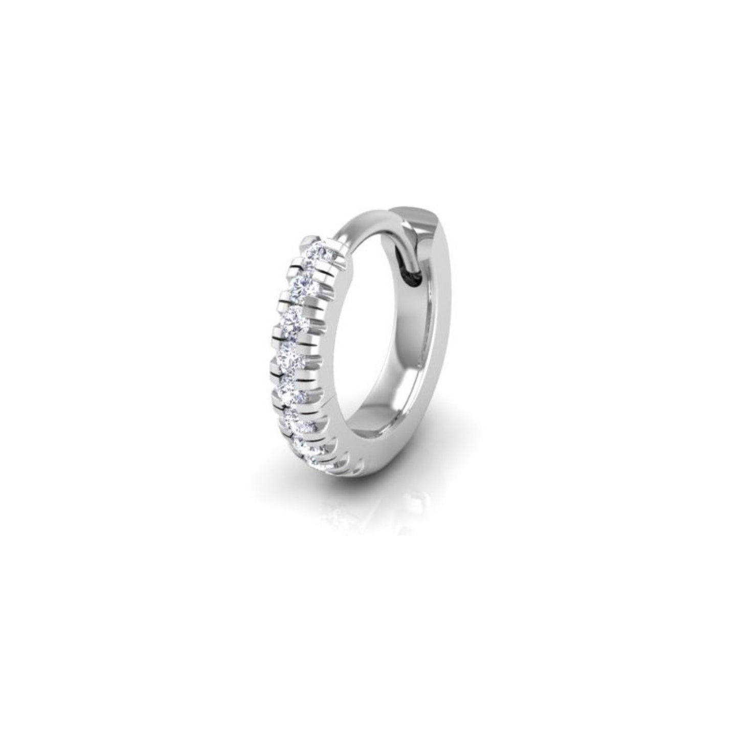 Pavé-All-Day Single Hoop