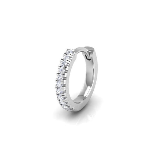 Pavé-All-Day Single Hoop