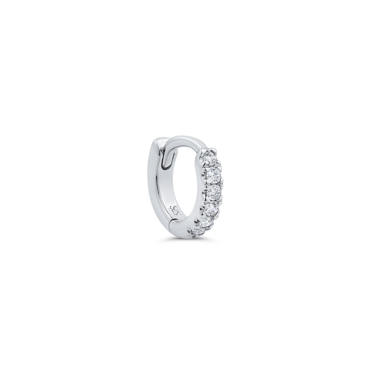 Pavé-All-Day Diamond Single Hoop