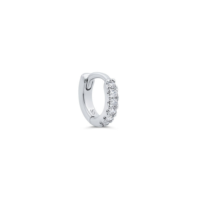 Pavé-All-Day Diamond Single Hoop