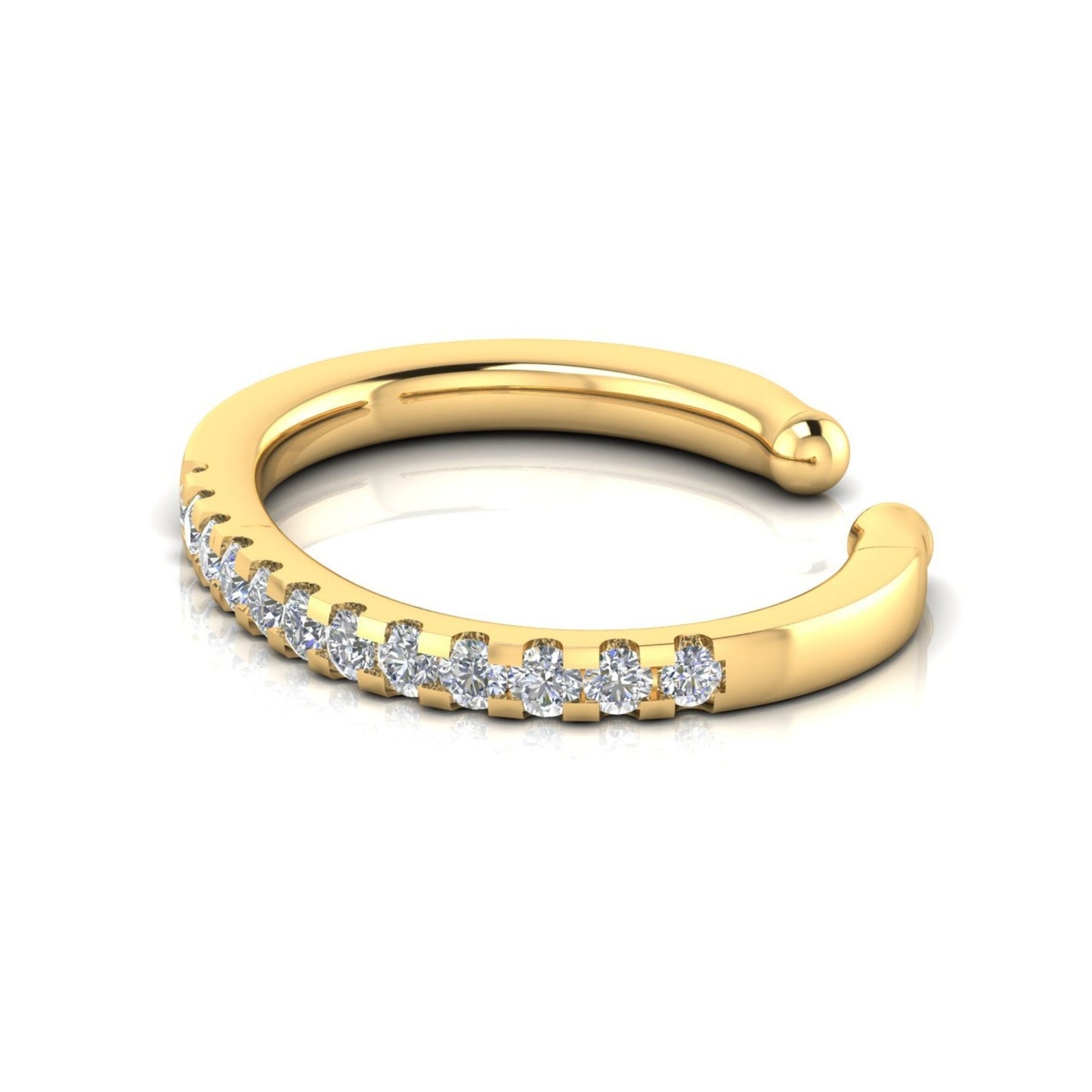 Pavé-All-Day Diamond Ear Cuff
