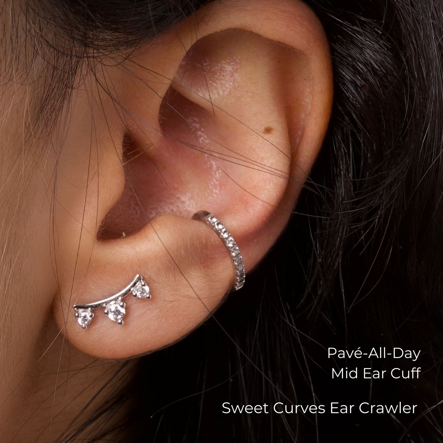 Pavé-All-Day Diamond Ear Cuff