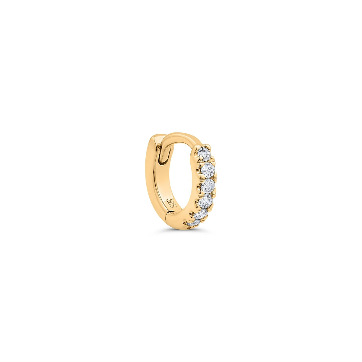 Pavé-All-Day Diamond Single Hoop