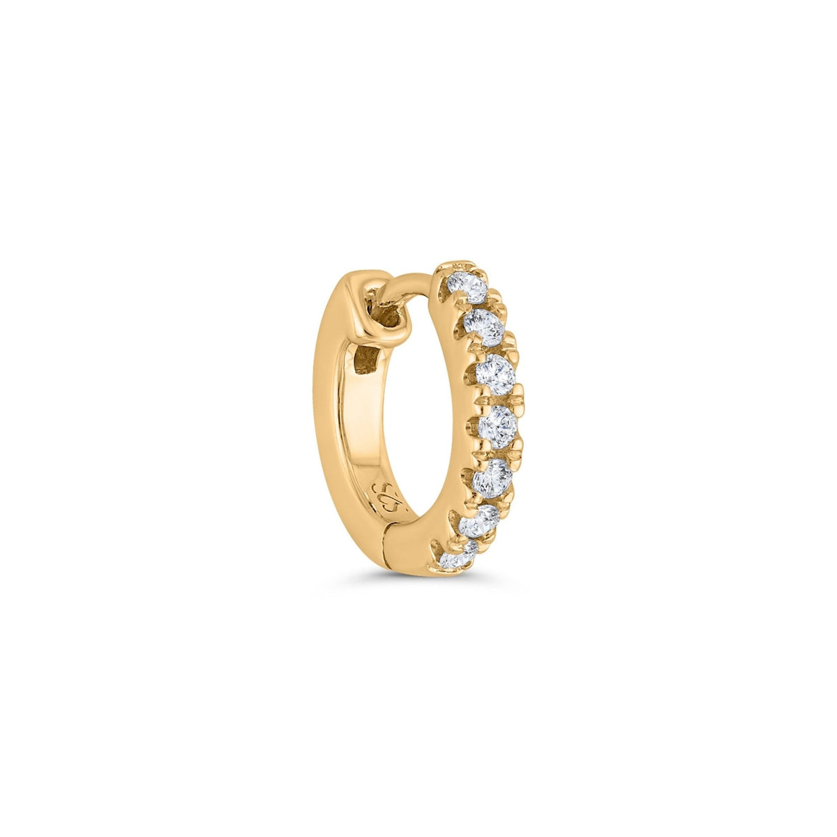 Pavé-All-Day Diamond Single Hoop