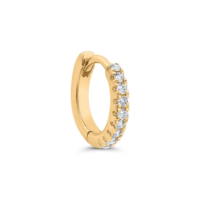 Pavé-All-Day Diamond Single Hoop