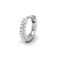 Pavé-All-Day Diamond Single Hoop