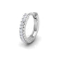 Pavé-All-Day Diamond Single Hoop