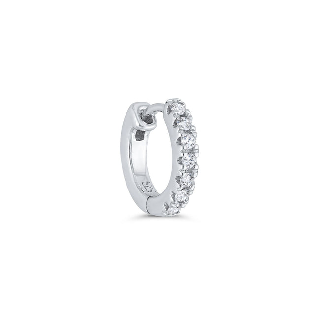 Pavé-All-Day Diamond Single Hoop