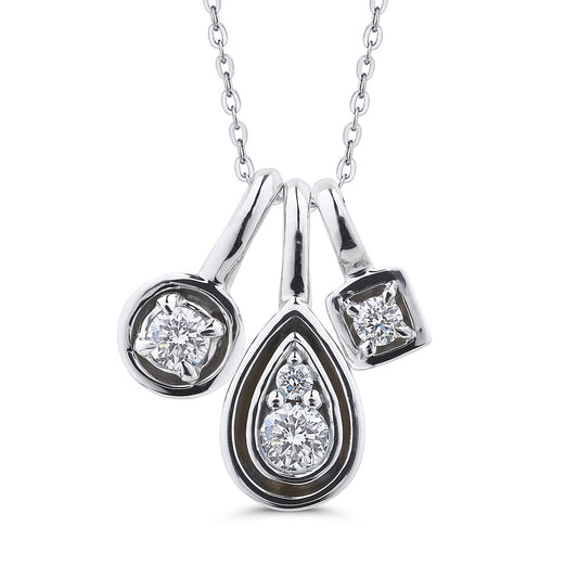 Perfect-Pear Cluster Necklace