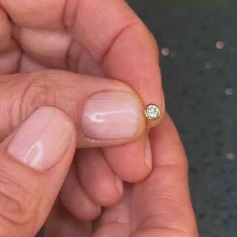 The Starlet Diamond Flat Back Stud