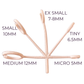 A sizing tool designed for Seed2Stone hoops.