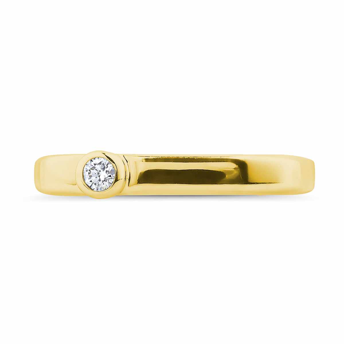 Sidekick Stacking Ring in 14K Gold