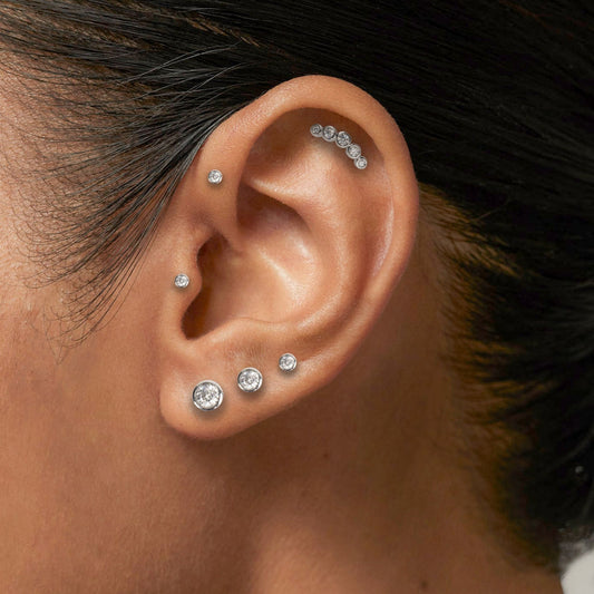 The Starlet Diamond Flat Back Stud