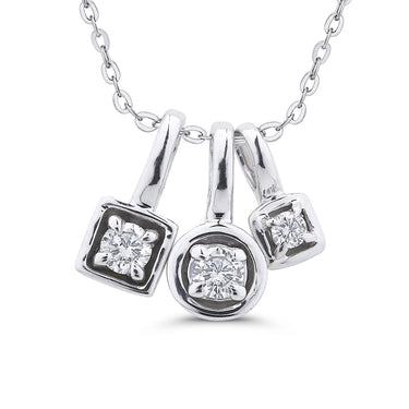 Sugar+Spice Diamond Cluster Necklace