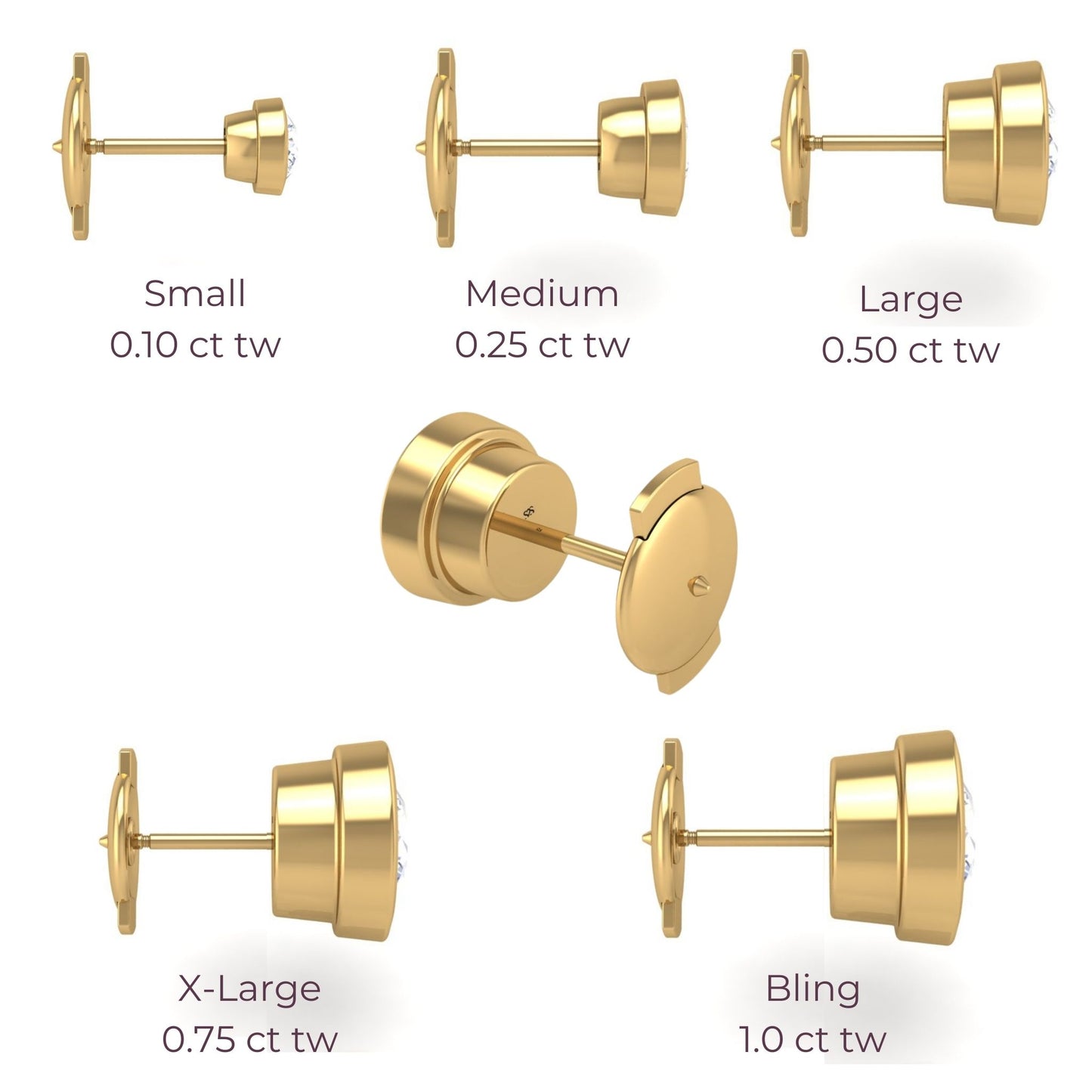 The Starlet Diamond Back-Off Stud