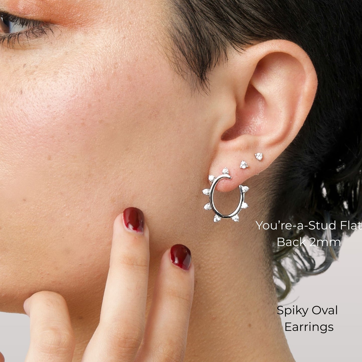 You're-a-Stud Diamond Flat Back Stud