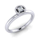 Center of Attention Diamond Stacking Ring