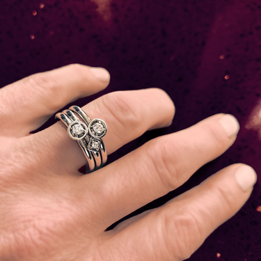 Sweet Rebel Diamond Stacking Ring