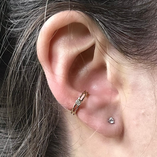 With-the-Band Ear Cuff in 14K Gold