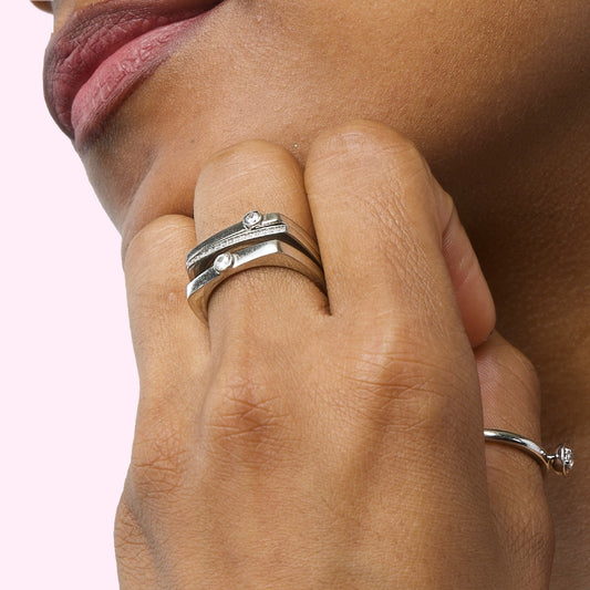 Pave-All-Day Stacking Ring