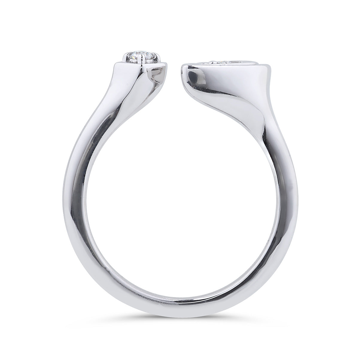Perfect-Pear Horseshoe Ring
