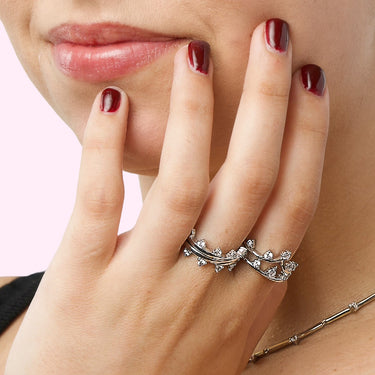Royal Double Crown Diamond Ring